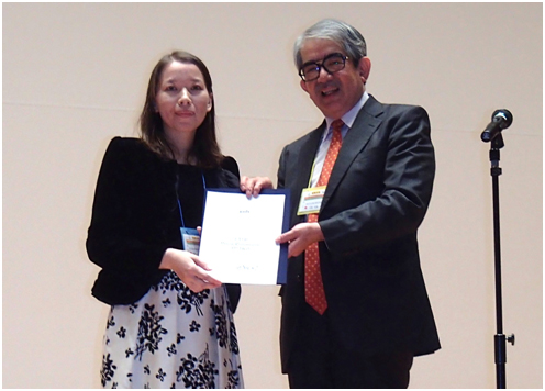 高橋－松本エミリー研究員が「奨励賞」を受賞しました